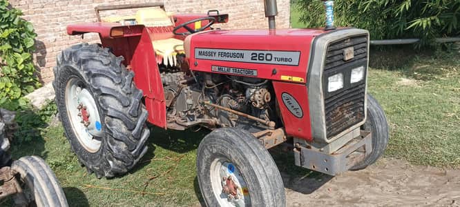 Massey 260 model 8 number All Punjab ka tractor ma 1 rupy ka Kam nii
