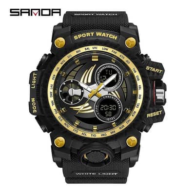 Sanda Waterproof Sports Watch For Men