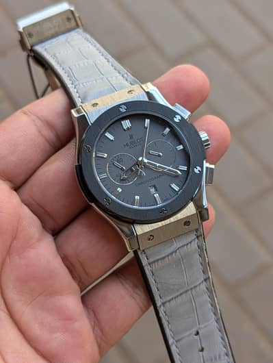MOSTLY DEMANDING MENS STAINLESS STEEL CHRONOGRAPH WATCH