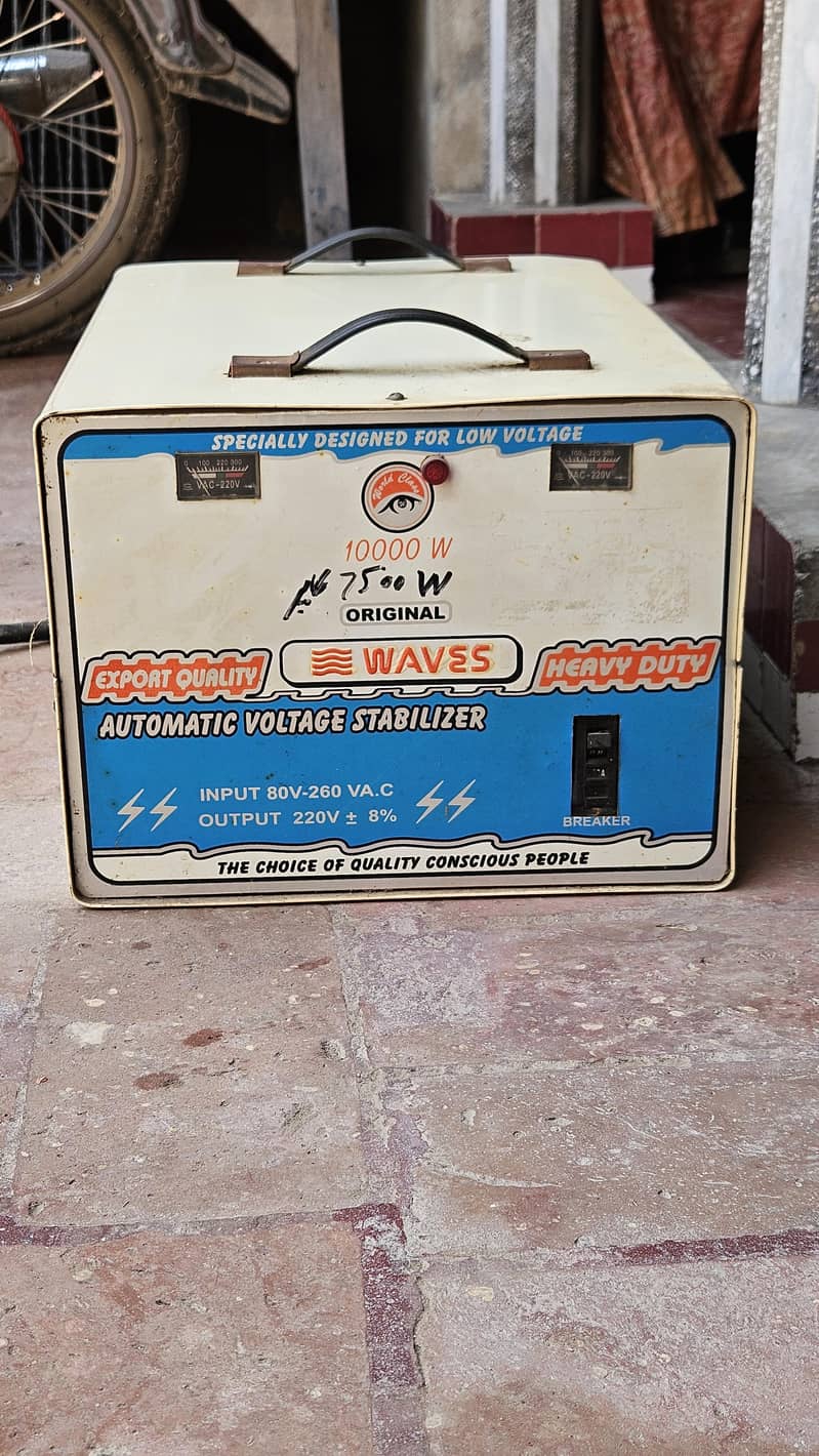 10,000 Watt Automatic Voltage Stabilizer 0