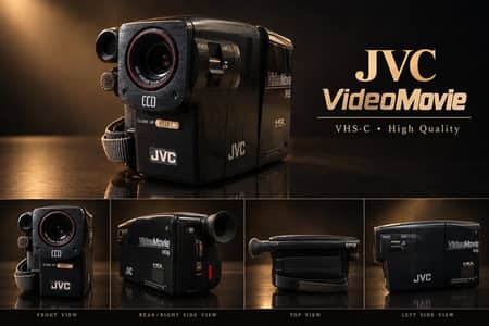 JVC VideoMovie VHS-C Vintage Camcorder | Old-School Retro Camera