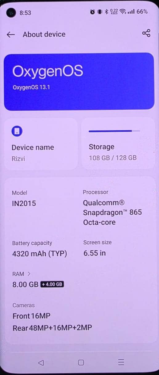 One Plus 8 0