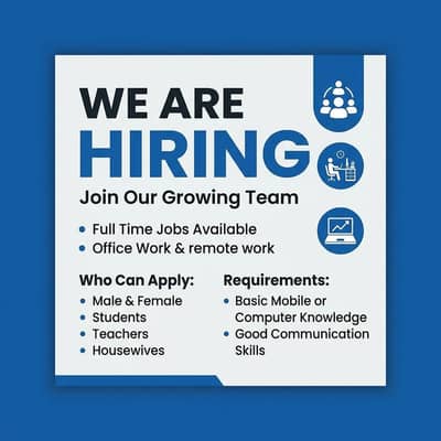 hiring male and female staff