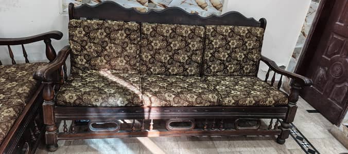 Sofa set 3/1/1, 2 tables, 1 shoe rack