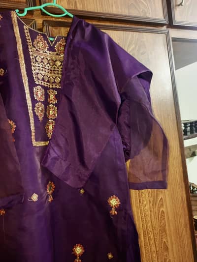 party wear two piece dress in good condition
