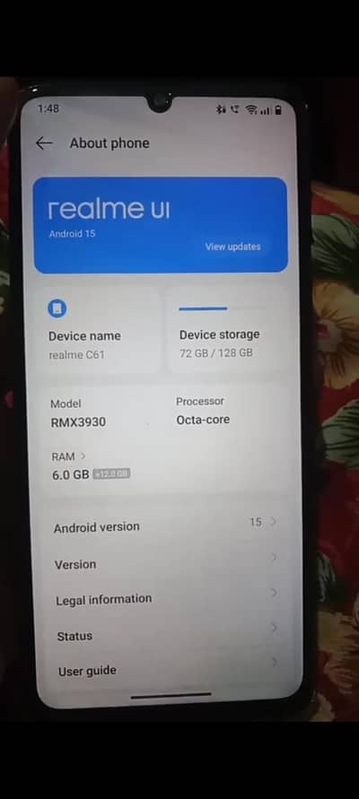 realme c61 6/128