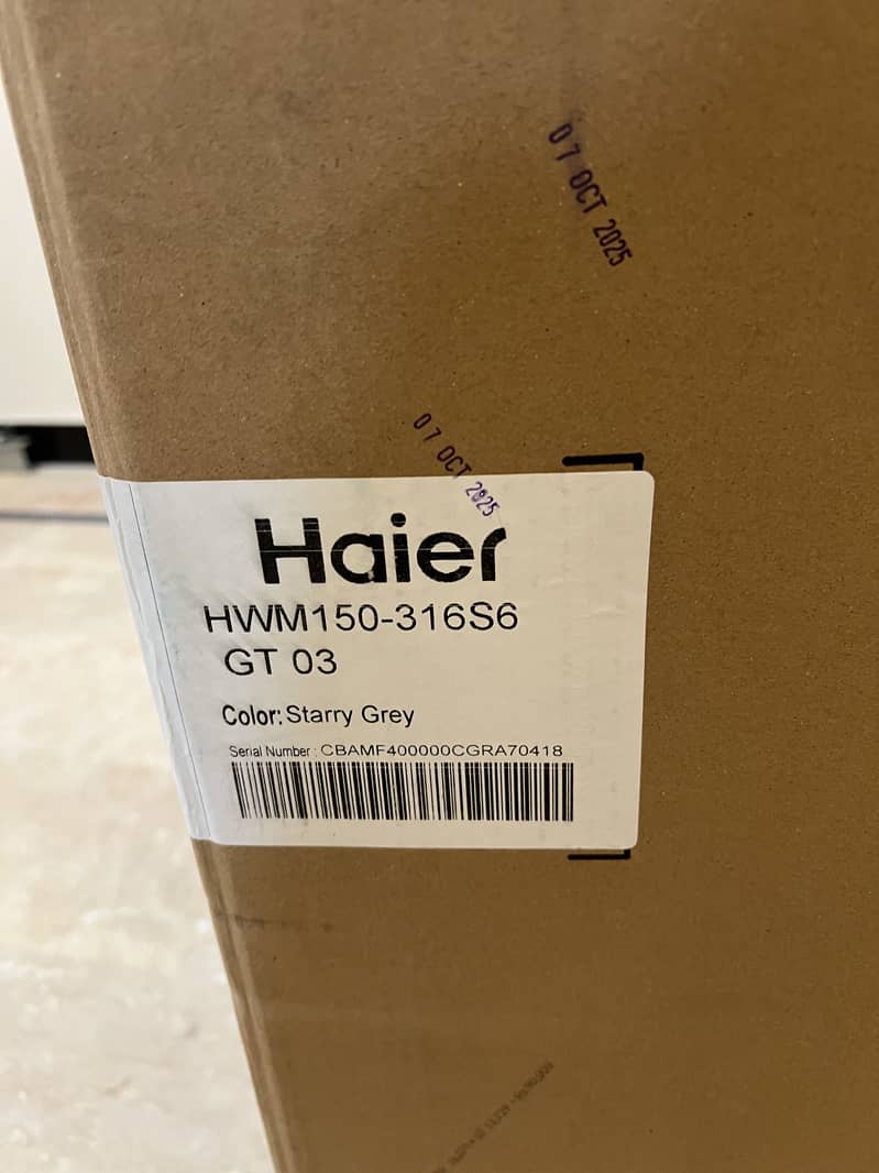 Haier automatic waching machine 5