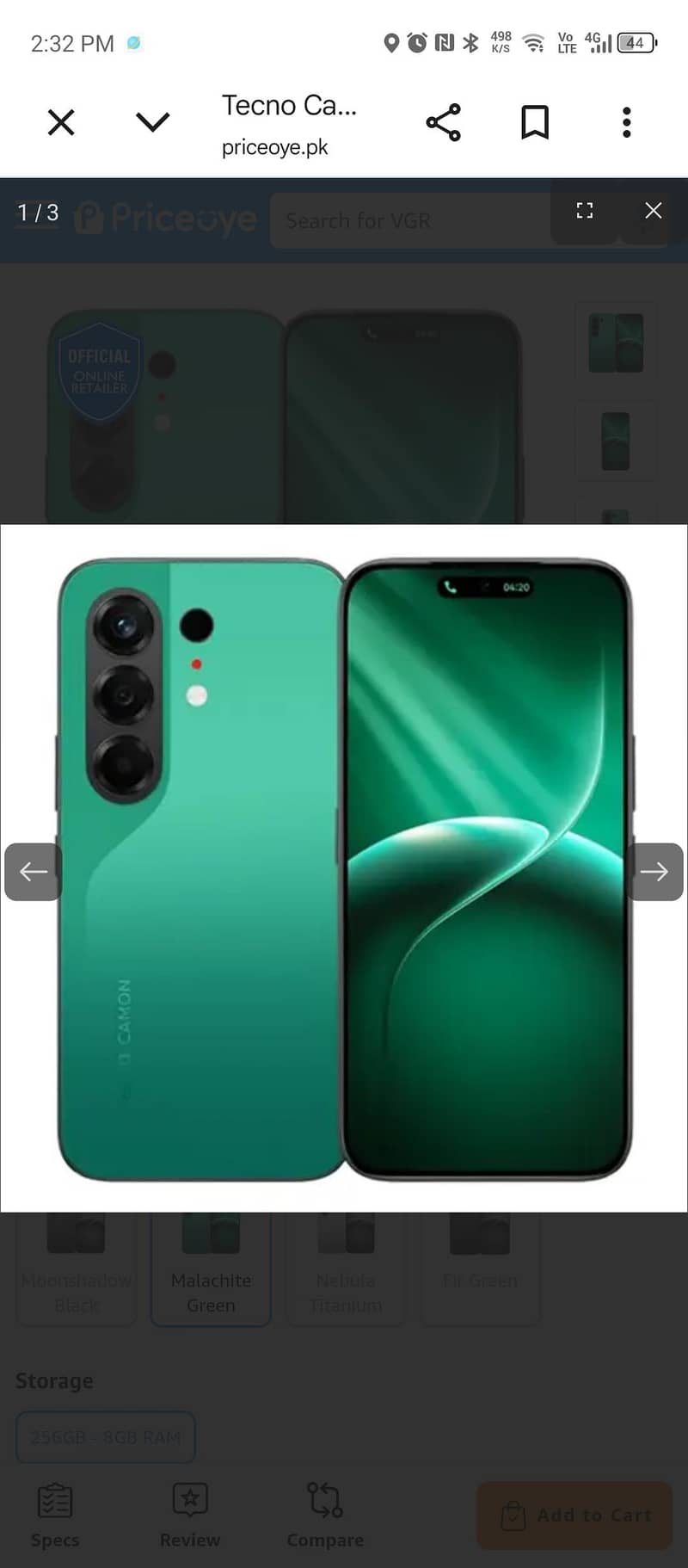 Tecno Camon 50 0
