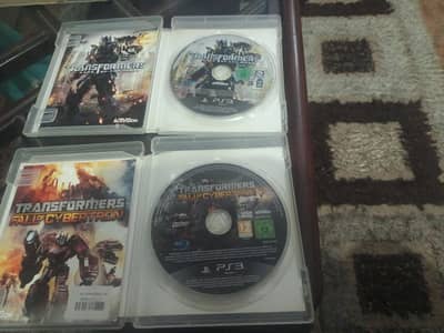 PS3 RARE COLLECTOR BUNDLE TRANSFORMER FOC,DOTM,AVATAR AND SPIDERMAN