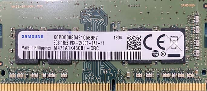 Original 8GB DDR4 2400MHz SODIMM Laptop RAM - 10/10 Condition