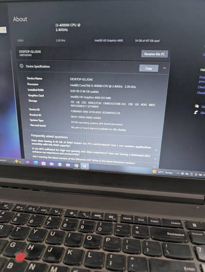 03159682830 whtsapp.   no faults only I purchased i7 and selling it