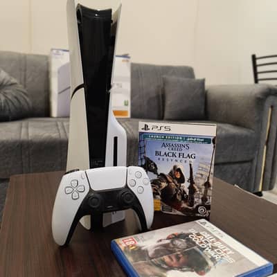 PS5 Slim 1TB Disc With Games