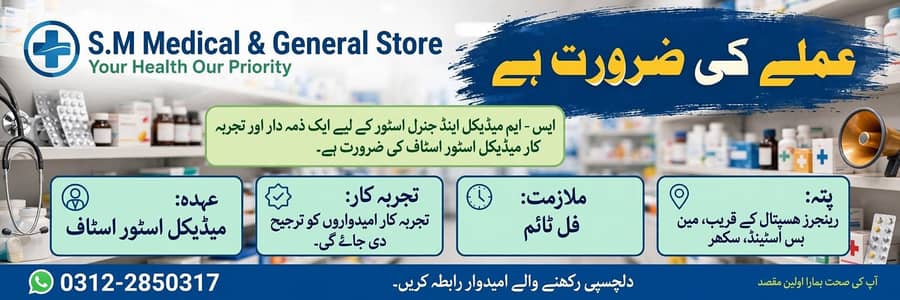 We are hiring on urgent basis