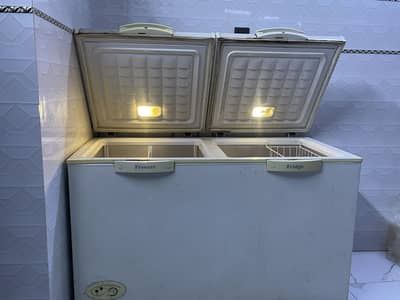 Deep Freezer + Fridge 2-in-1 | Double Lid | Used Condition