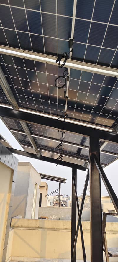 solar system installation solar inverter solar elevated structure
