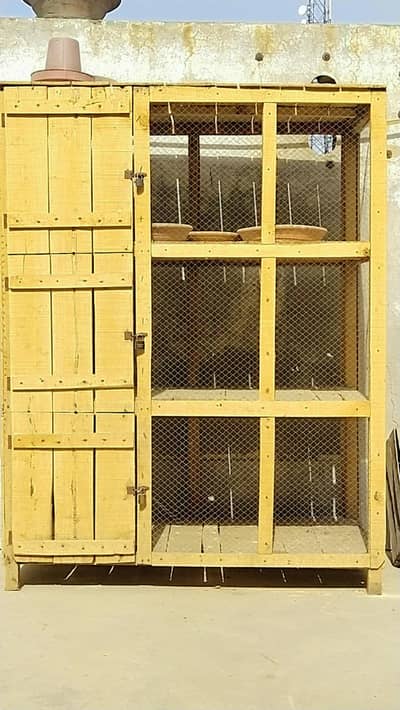 Wooden Birds Cage / Kabootar Ka Pinjra Description:
