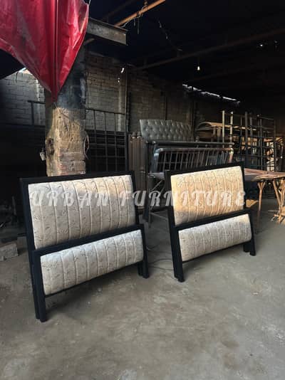 Iron bed/ iron dressing side table/Double bed /single bed/03114495989