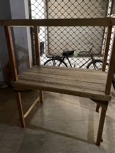This new wooden counter is for sale with low price and good quality