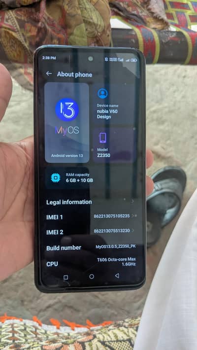 nubia v60 6gb 256gb