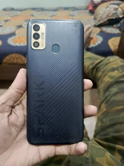 Tecno Spark 7 dual sim official PTA 4/64 all okay 03172914918