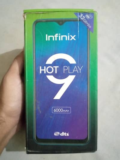 Infinix Hot 9 Play 2gb 32gb 6000mah with box