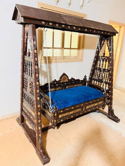 wooden jhula
