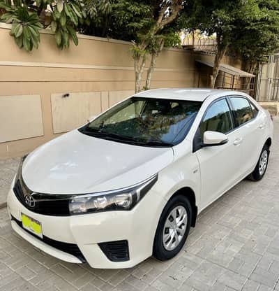 Toyota Corolla GLI automatic transmission model 2016 original colour