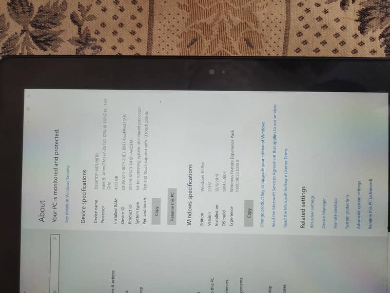 NEC versa pro window tablet 3