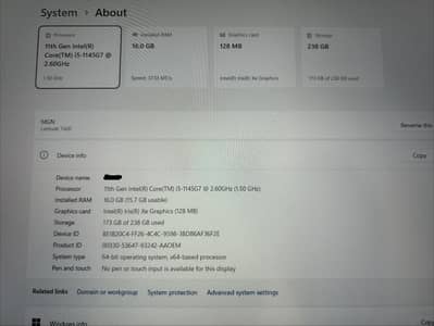 Dell Latitude 7420 Core i5 11th Gen