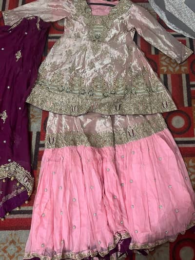 garara shirt for bridals