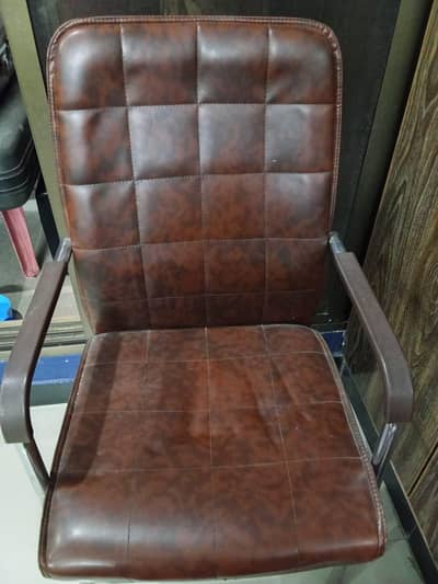 Brown colour chair not used much