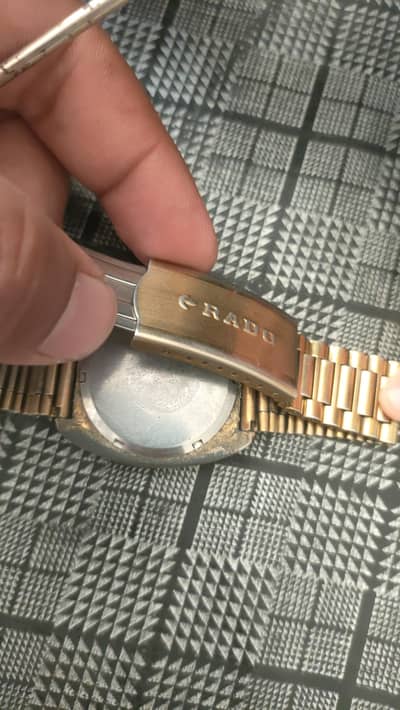 original rado diastar 1995 Model tungsten case