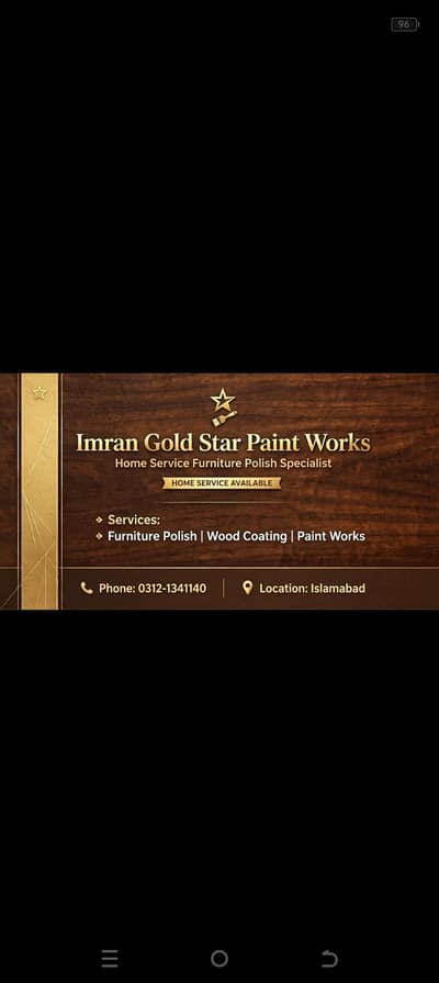 deco paint and polish work