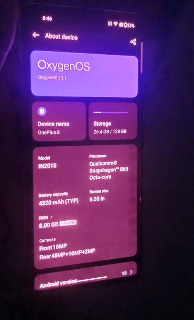 One Plus 8 2