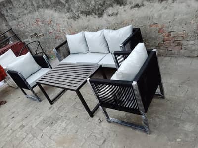 CAFE'S RESTAURANT OUTDOOR RATTAN ROPE FURNITURE AVAILABLE FOR SALE