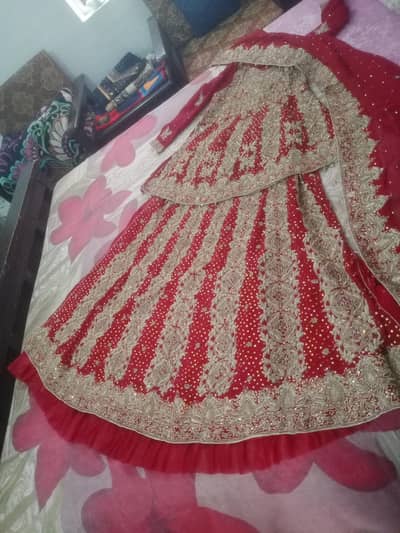 beautiful lehenga with shirt and medium size