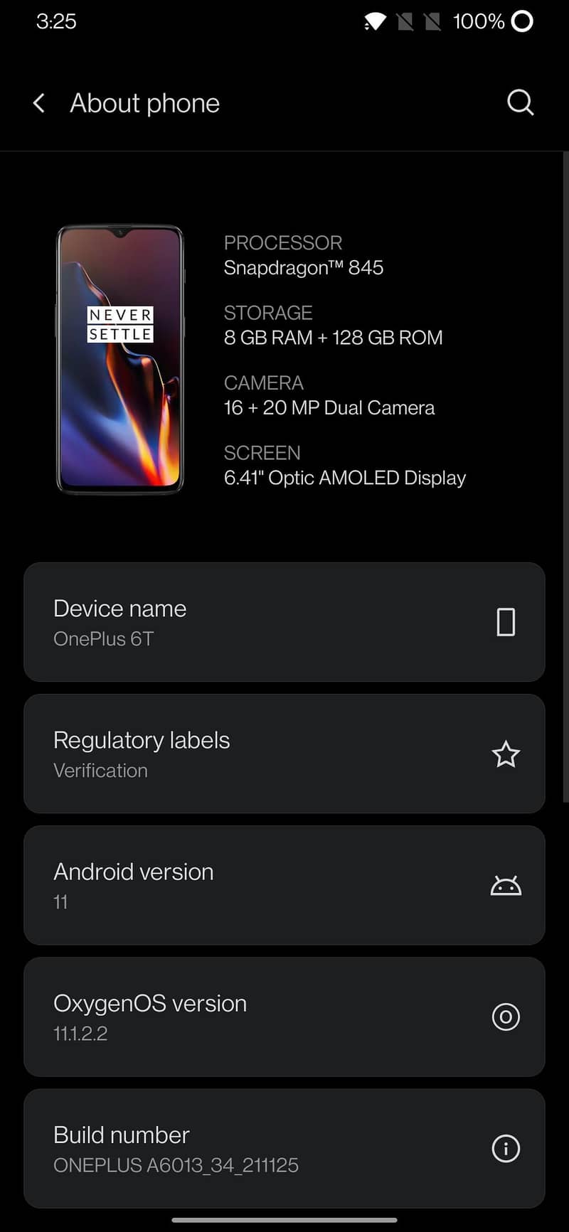 One Plus 6T 5
