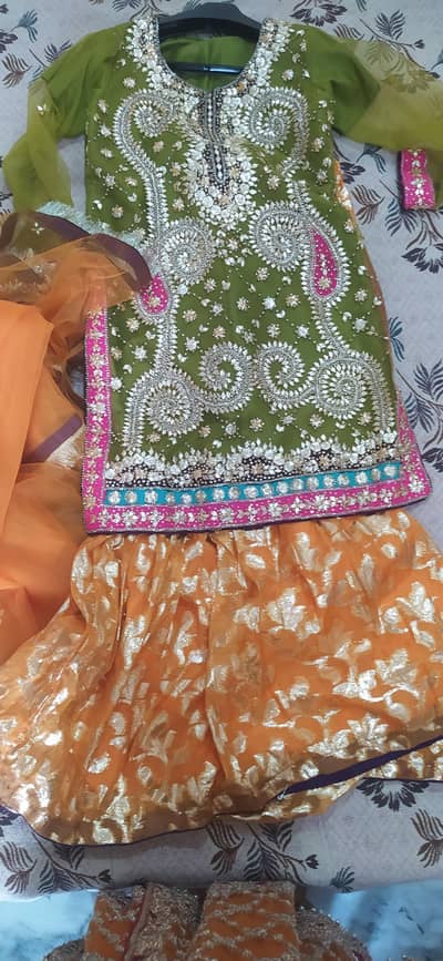 mehndi dress