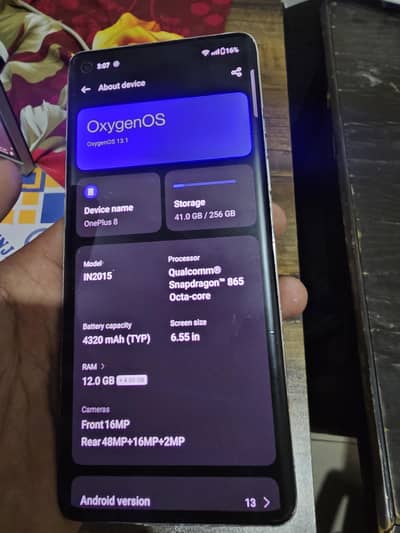 One Plus 8 12/256 dual sim