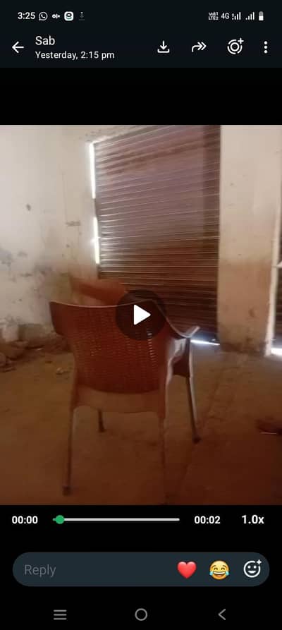plastic chairs