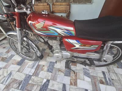 CG125 RED COLOR 2023 MODEL