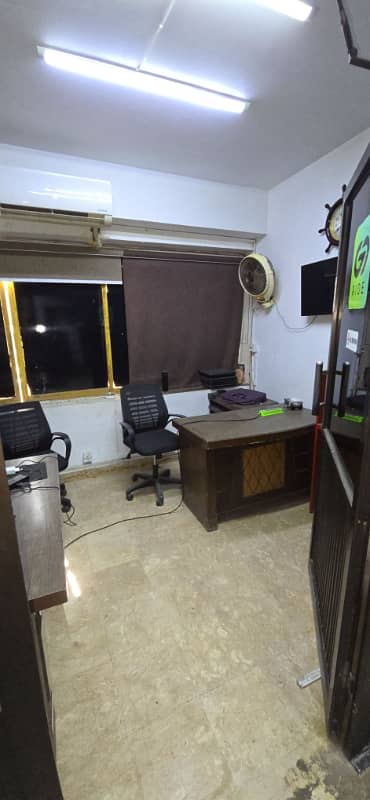 Sami furnished office for rent 550sqft in shahar e Faisal.