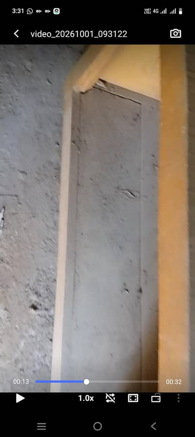 wood counter