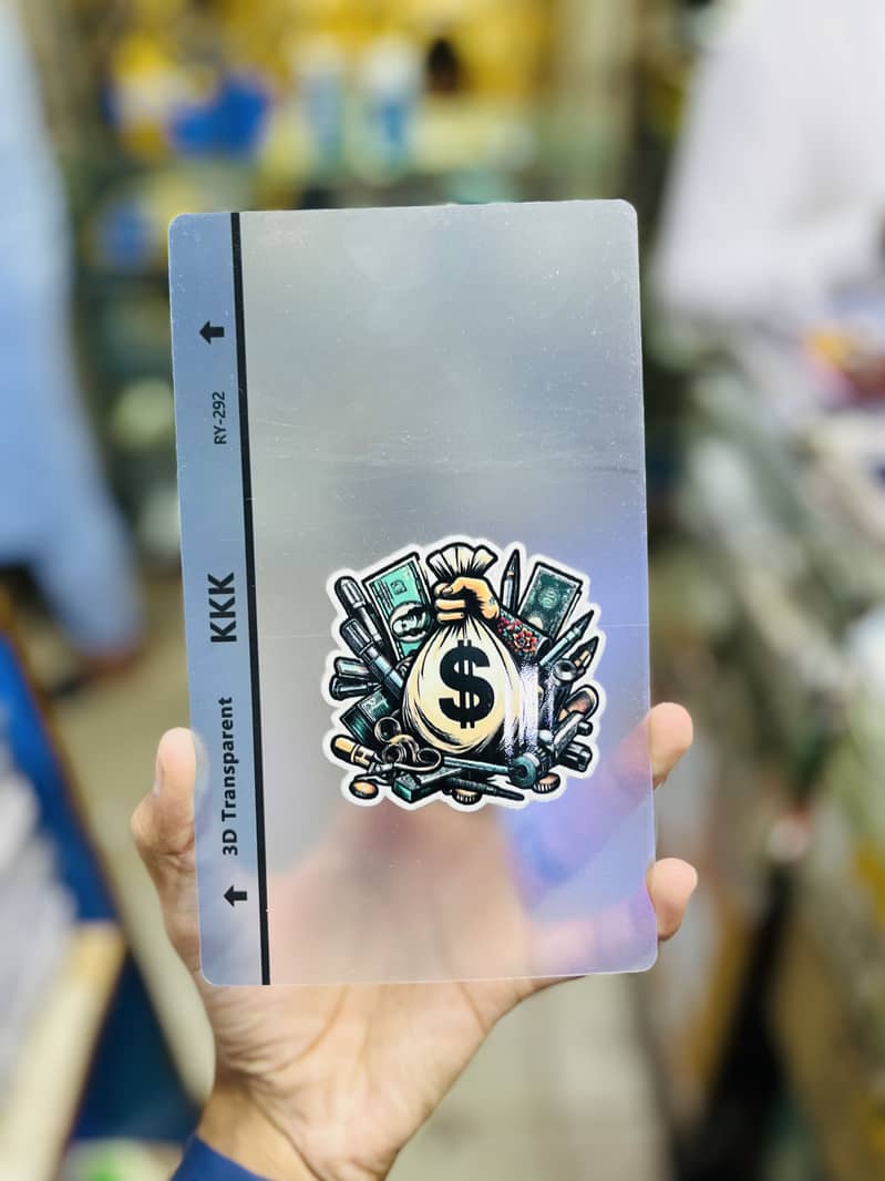 3D transparent sheet 12