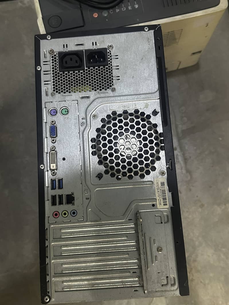 Total computer setup with printer laser jet P2015N 3