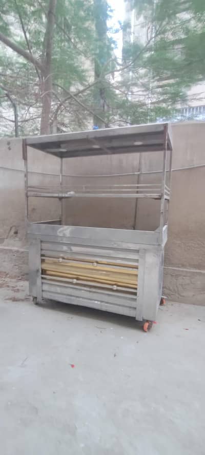 steel fries and limca cart