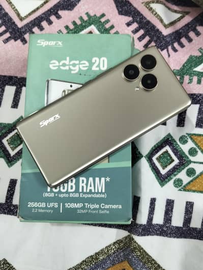 Sparx Edge 20 8/256 complete box hai