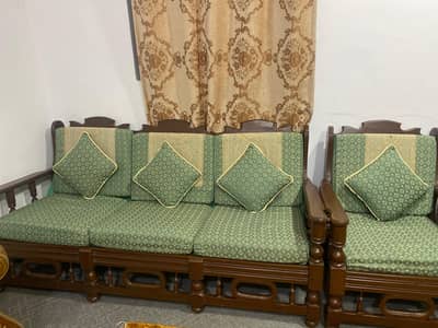 pure wooden sofa