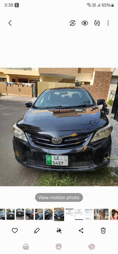 Toyota Corolla XLI 2014