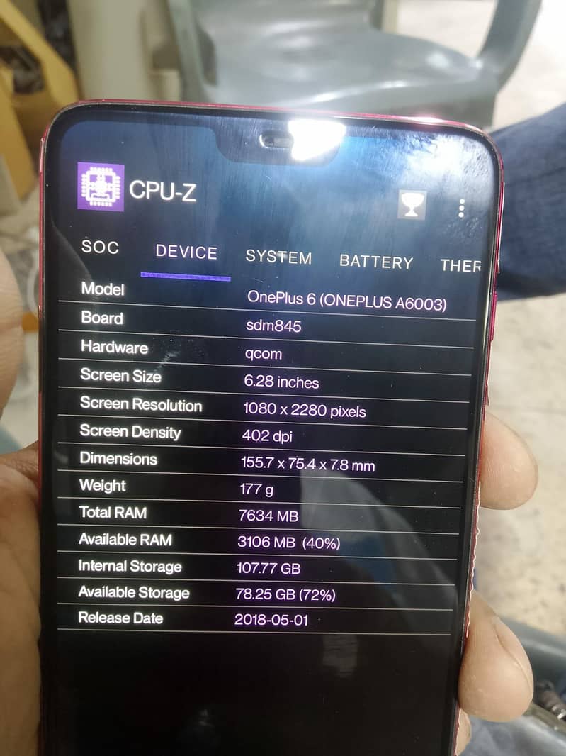 One Plus 6 16